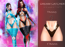 [[ Masoom ]] Dream Catcher Thong Choco - Ebody Reborn, Kupra, Legacy, Legacy Perky, Lara, Lara Petite