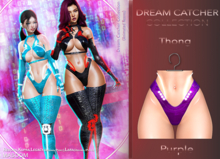 [[ Masoom ]] Dream Catcher Thong Purple - Ebody Reborn, Kupra, Legacy, Legacy Perky, Lara, Lara Petite