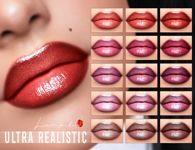 Lempika - 15 Lips Ultra Realistic Lelutka Evox #28