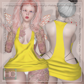 [HC] Natsu Yellow Tank Beach Cover for Kupra, Kups, Maitreya, Legacy, Belleza, Slink & Reborn