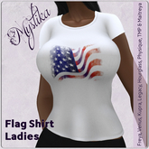 ~Mystika~ US Flag Shirt Womens