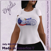 ~Mystika~ Made in America Ladies T