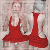 [HC] Natsu Red Tank Beach Cover for Kupra, Kups, Maitreya, Legacy, Belleza, Slink & Reborn