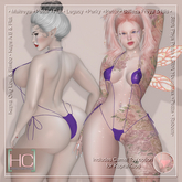 [HC] Natsu Violet Monokini for Kupra, Kups, Maitreya, Legacy, Belleza, Slink & Reborn