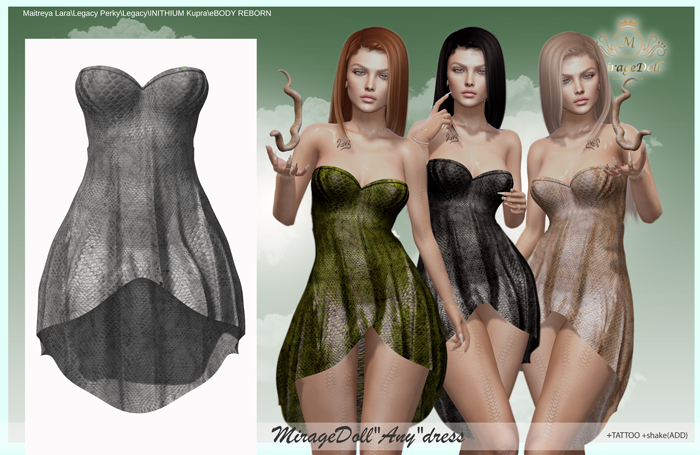 MirageDoll"Any"dress GRAY