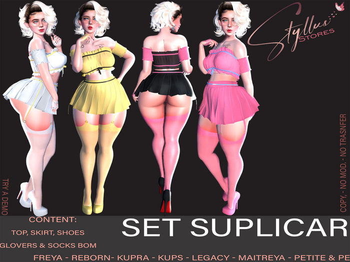 *Styllus Store*  Set Suplicar Black