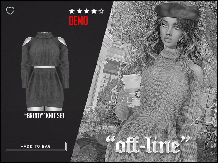 "Off-Line" x "Brinty" Knit Set / Demo