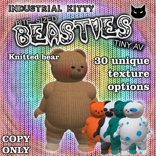 IK BSB - KNITTED BEAR (boxed)