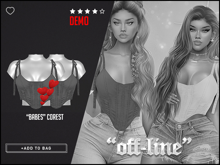"Off-Line" x "Babes" Corset / Demo