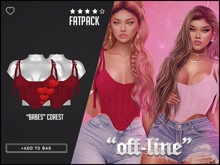"Off-Line" x "Babes" Corset / Fatpack