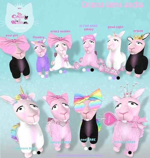 *CK* Drama Lama cool white RARE