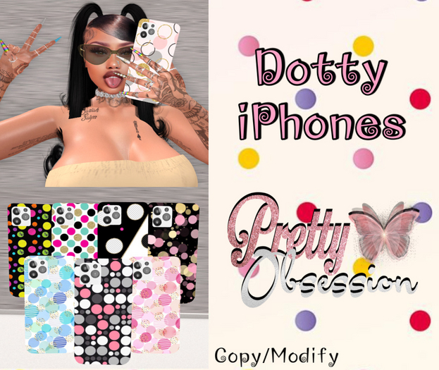 *Pretty Obsession*Dotty iPhones