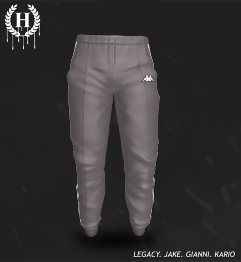 [H.] Tracky Pants GRY- UNPACK