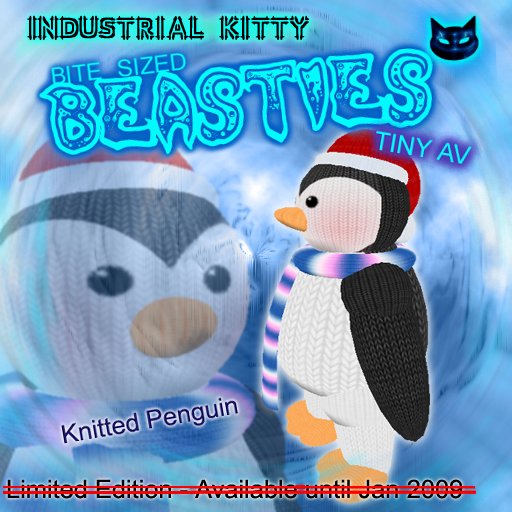 IK BSB - KNITTED PENGUIN (boxed)