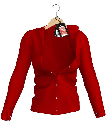 ANNA-Victoria Shirt-red
