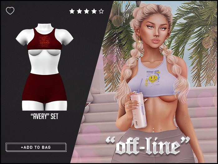 "Off-Line" x "Avery" Set / Passion