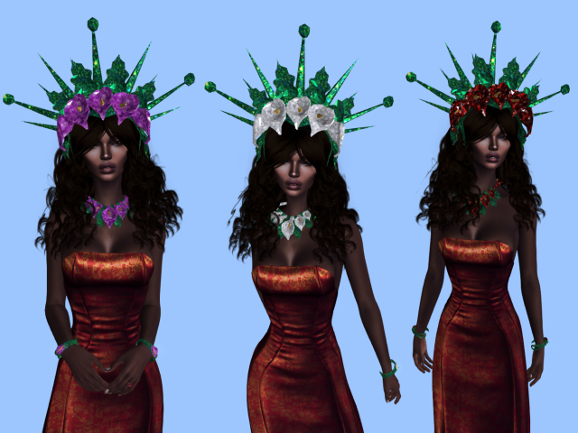 Gems Lily Calla Jewelry set