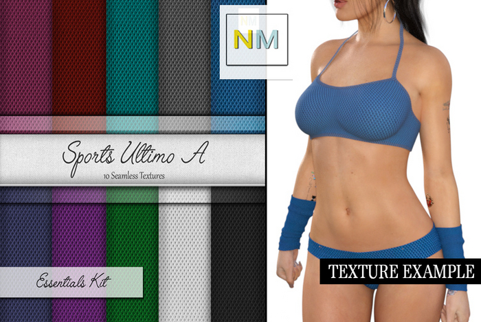 Sports Ultimo A Essentials Kit 10 Seamless Fabric Textures NM