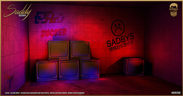 Saddy Backdrop - The Bearded Guy