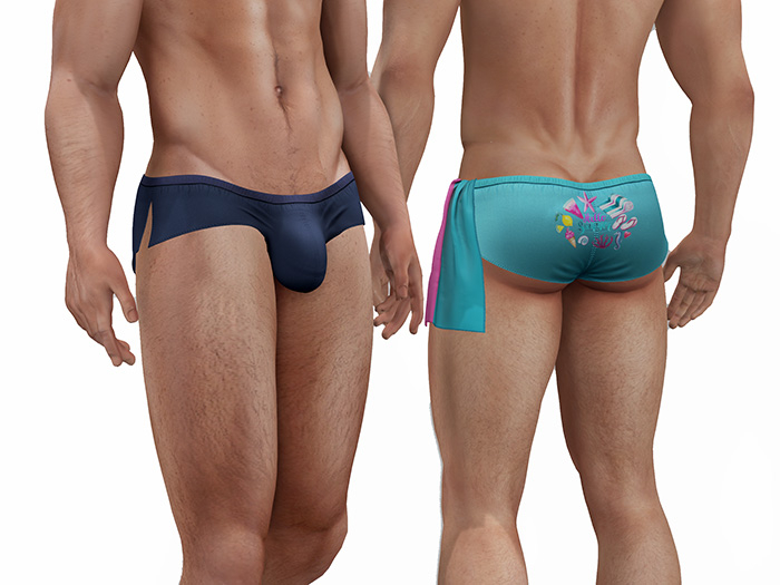 Shorts with towel Matt TwoSided