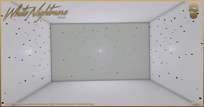 White Nightmare Backdrop - The Bearded Guy