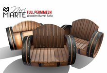 .::Neri M I A R T E ::.Full Permission Wooden Barrel Sofa