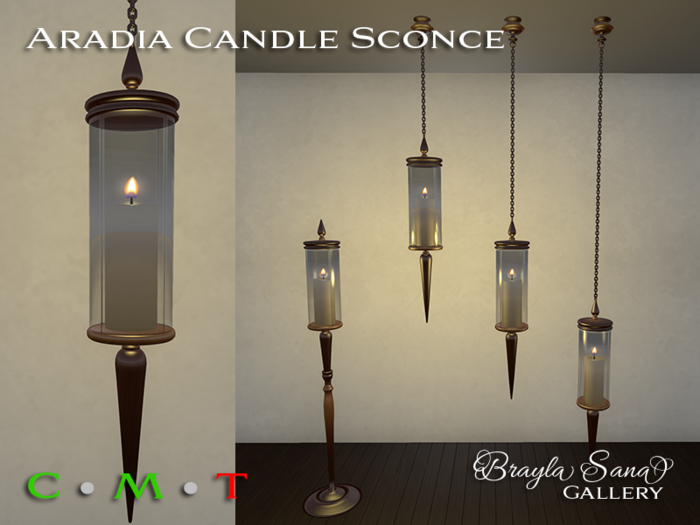 Candle Sconces Hanging Copper