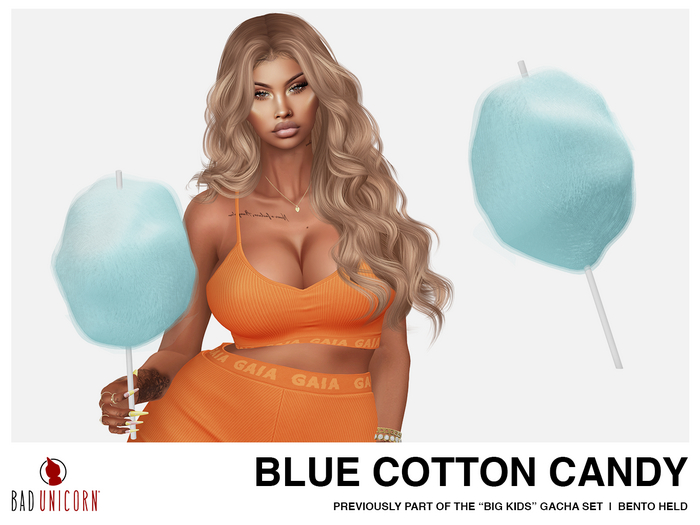 (Blue) Cotton Candy (Previously - Big Kids Gacha Set)