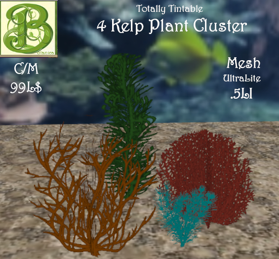 4 Kelp Cluster, Tintable, .5LI 
