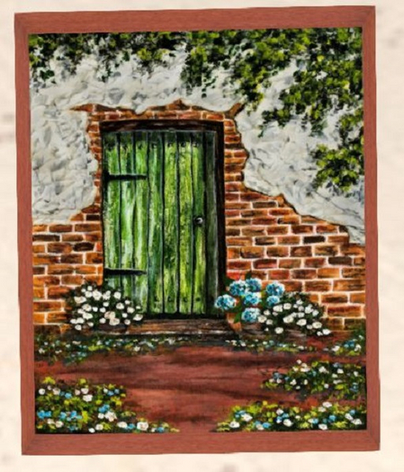 The Green Door *Framed*