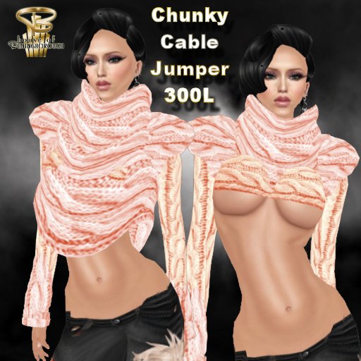 HOUSE OF BENINGBOROUGH Chunky Cable- Pink