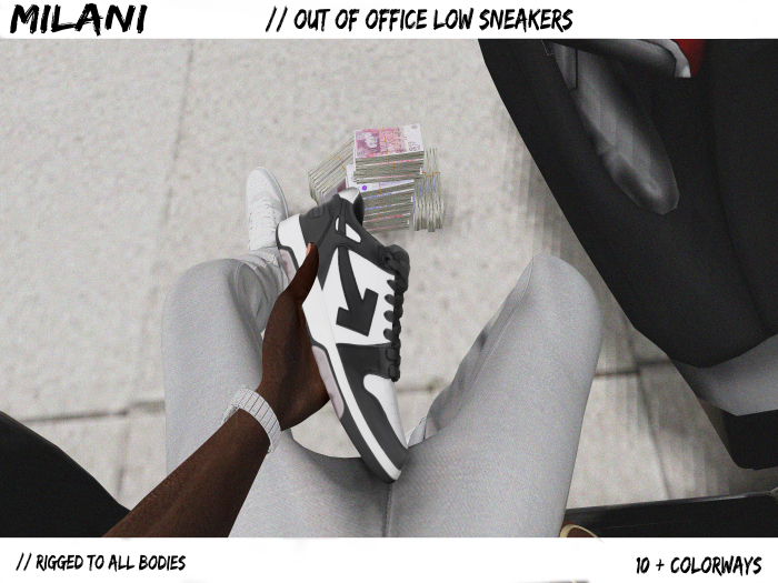 MILANI. Out Of Office Low - Blk / Wht