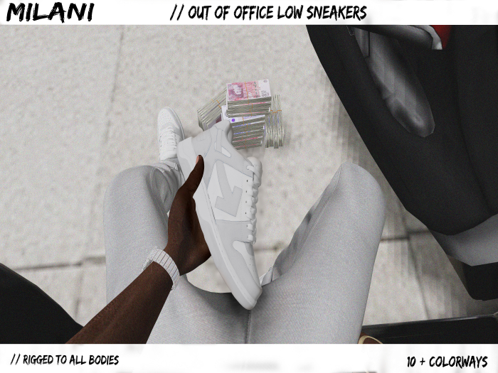 MILANI. Out Of Office Low - Grey / Wht