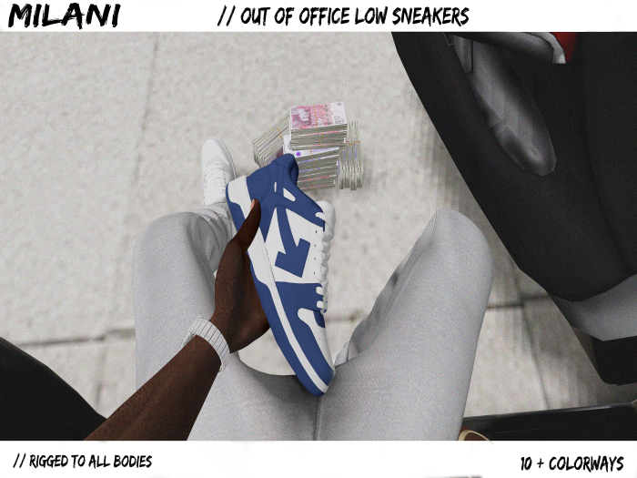 MILANI. Out Of Office Low - Wht / Dk Blu