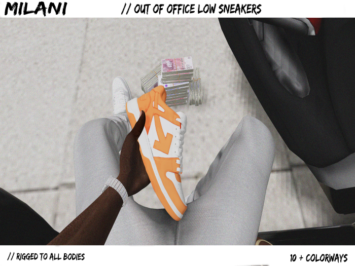 MILANI. Out Of Office Low - Wht / Orange