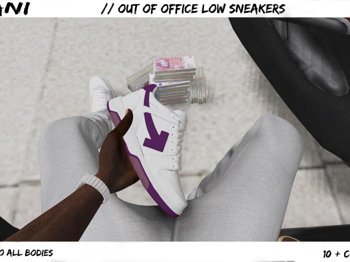 MILANI. Out Of Office Low - Wht W / Purple