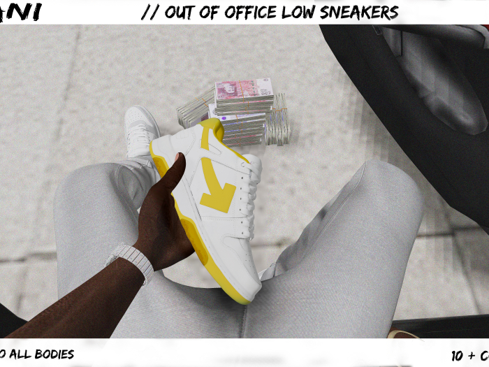 MILANI. Out Of Office Low - Wht W / Yllw