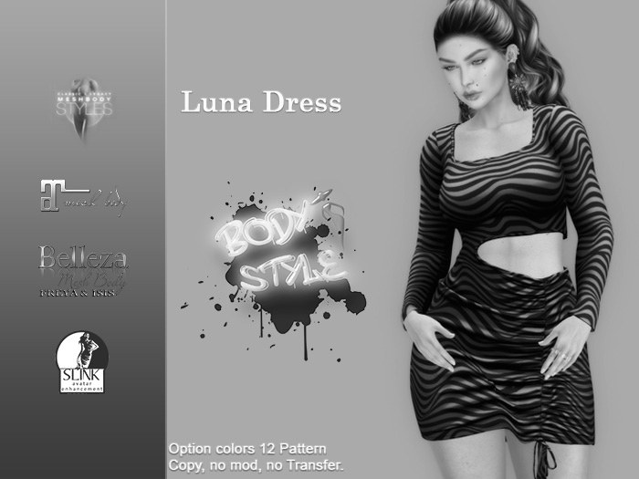 [B&S] Body & Style Dress Luna Fatpack
