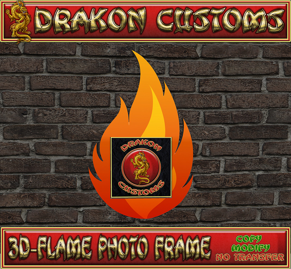 3D-Flame Photo Frame