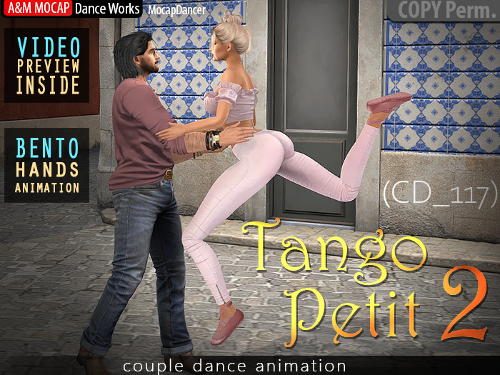 Tango Ranch Double Life Second Life Marketplace - A&M: CD_117 Tango Petit 2 - couple dance ...