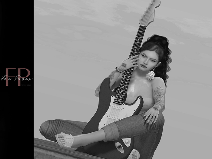 FOX [POSES] POSE GUITAR GIRL BENTO