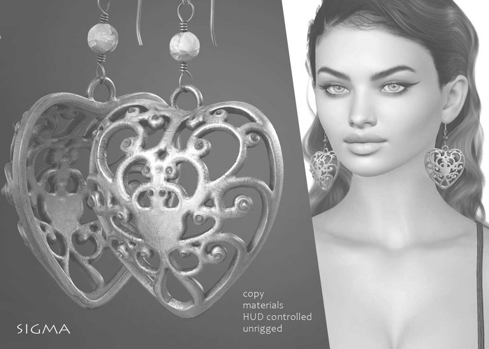 SIGMA Heart earrings DEMO