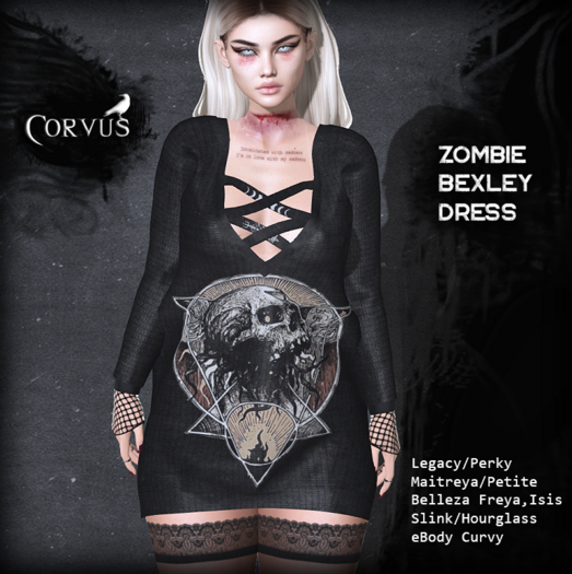 Corvus : Zombie Bexley Sweaterdress