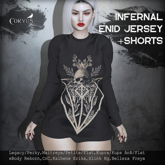 Corvus : Infernal Enid Jersey