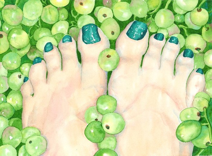 Green Grape Pedicure