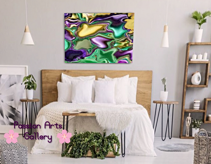 PASSION ARTS GALLERY - Mardi Gras Abstract Art