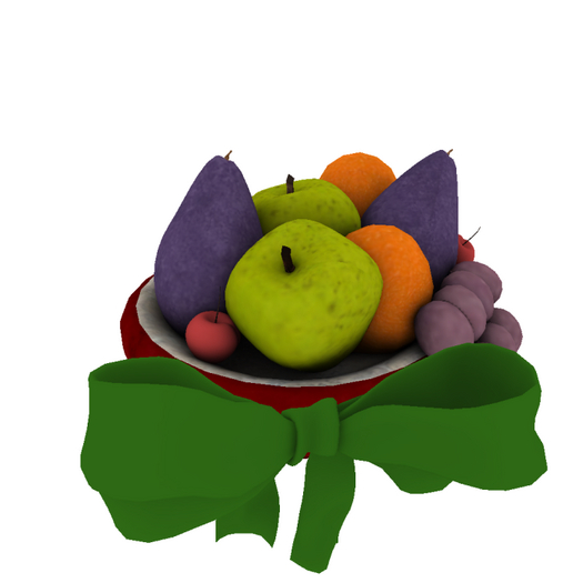 DFS Fruit Bowl - Winter Holiday Red