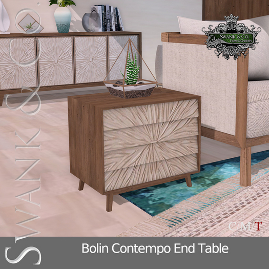 Swank & Co. Bolin Contempo End Tables 