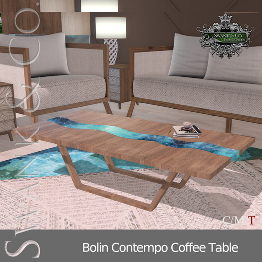 Swank & Co. Bolin Contempo Coffee Table 