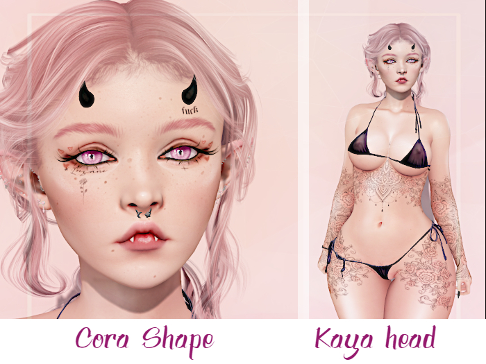 [JS]Cora Shape 4 lel Kaya Head 